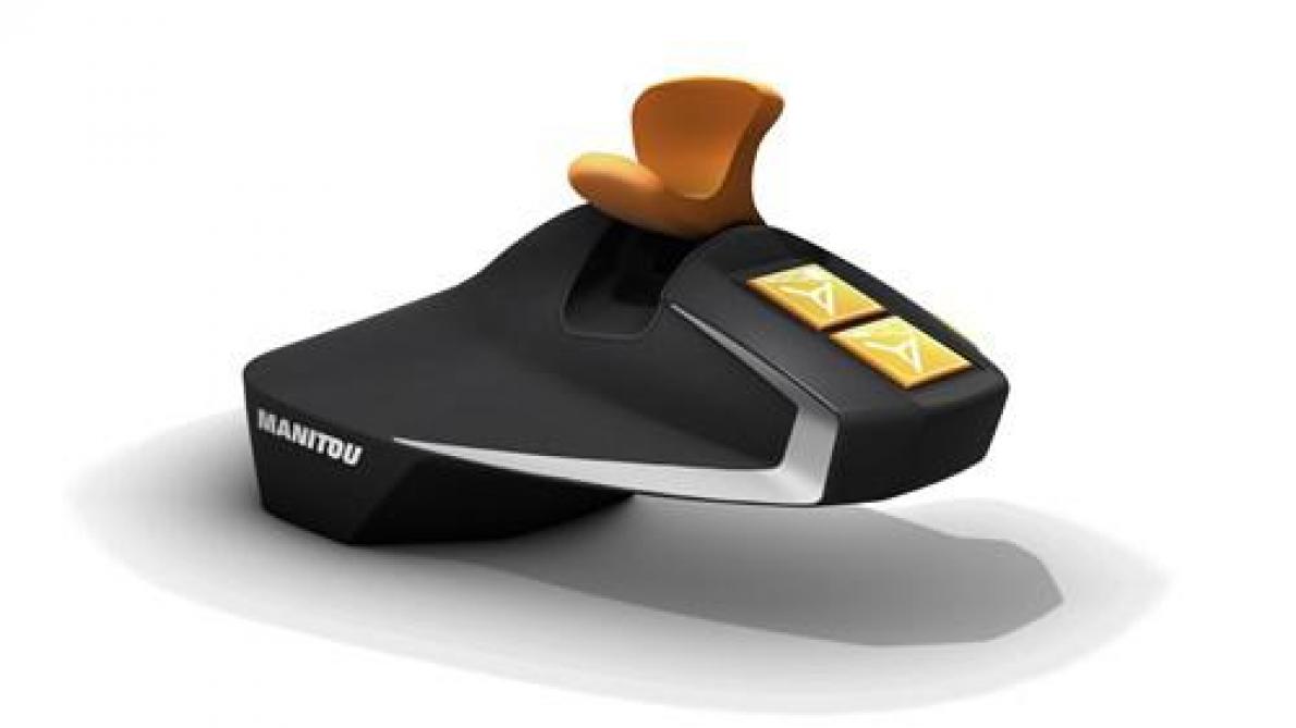Manitou heeft een Steering Mini joystick ontwikkeld.