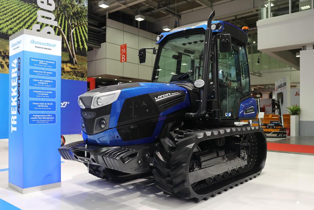 De rupstrekkers van Landini hebben onder andere een nieuw bestuurdersplatform.