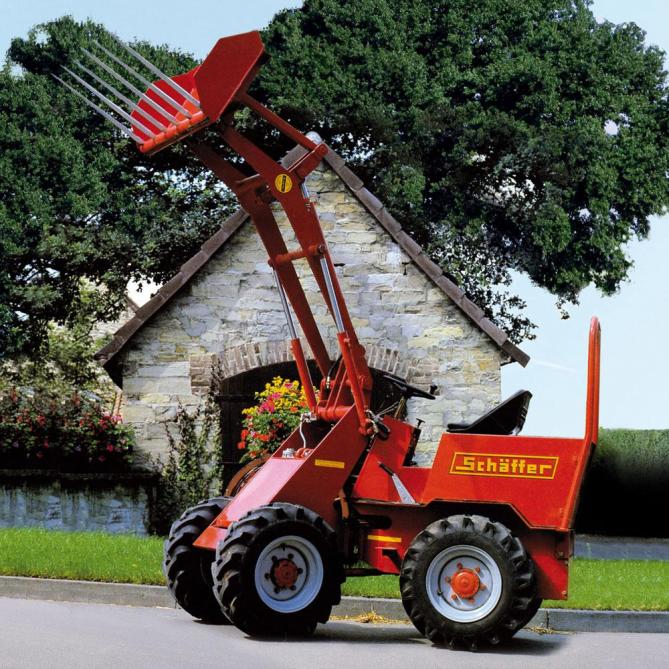 De D25 was de eerste kniklader van Schäffer.