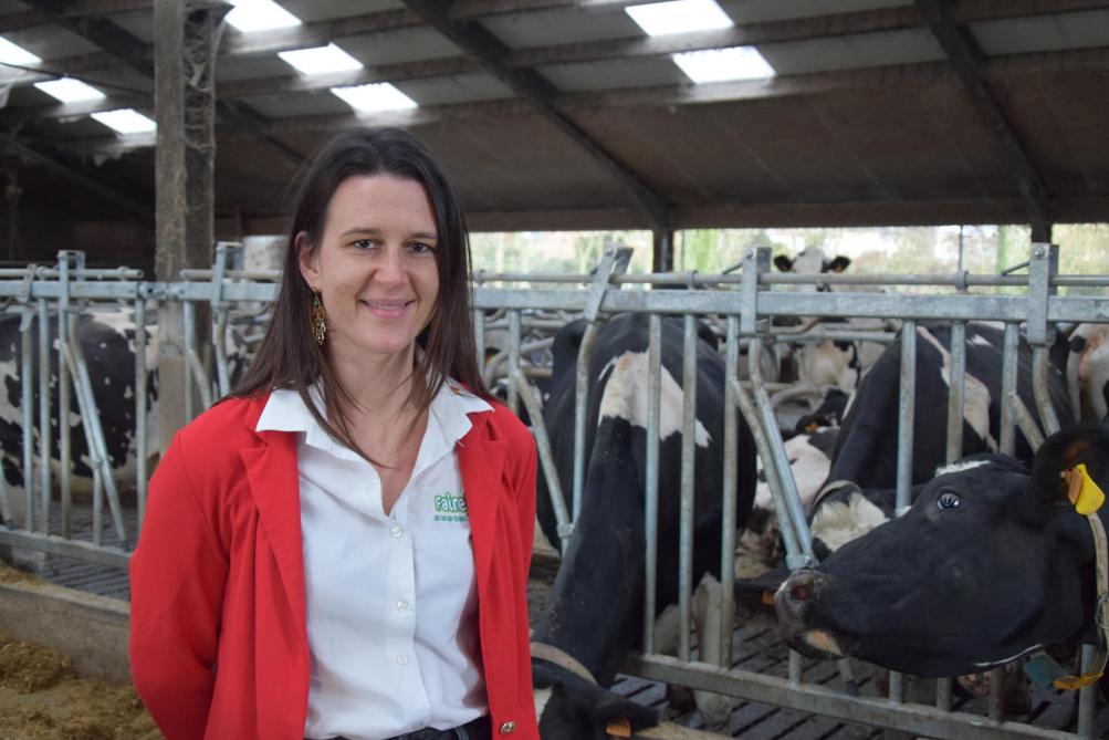 Melkveehoudster Tanja Vanpoecke is lid van het sectorcomité en de raad van bestuur van Faircoop.
