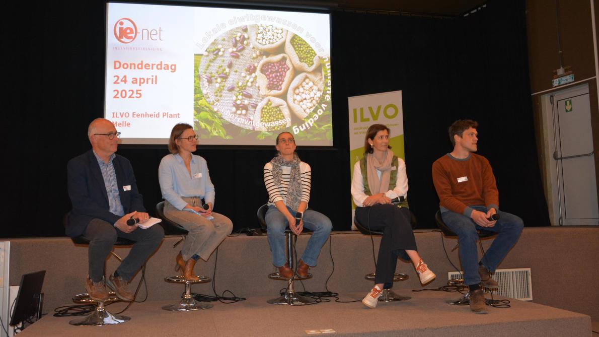 In een panelgesprek gingen diverse stakeholders in op verschillende aspecten rond de teelt van eiwitgewassen.
