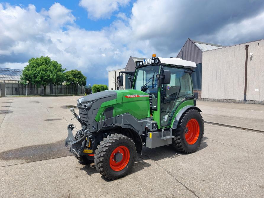De e100 V Vario is de eerste volledig elektrisch aangedreven tractor van Fendt én is commercieel beschikbaar.