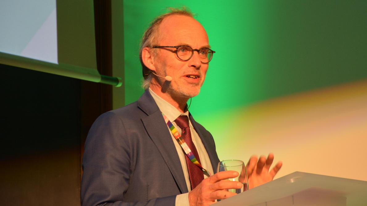 Klimaatexpert Peter Wittoeck pleitte voor een geïntegreerde, duurzame aanpak waarin innovatie en ecologische robuustheid hand in hand gaan.
