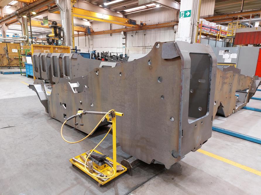 Door een uitgekiend ontwerp kan Merlo rond één basisframe verschillende configuraties van verreikers bouwen.