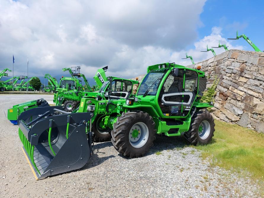 Prototype van de nieuwe Merlo TurboFarmer TF38.10 TT CS.