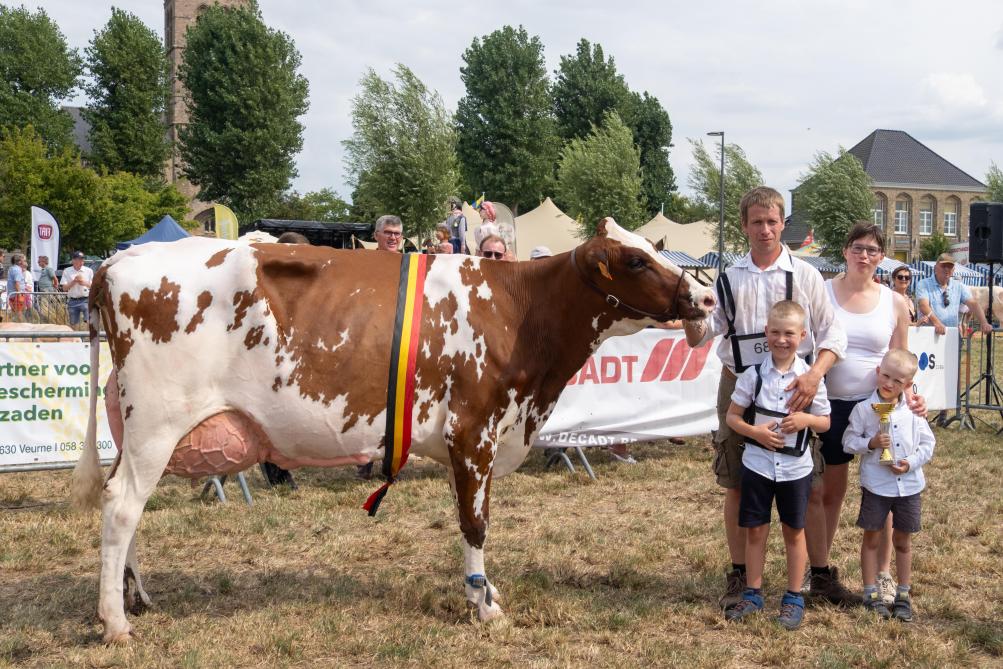 Olli P werd  kampioene bij  de RB volwassen koeien.