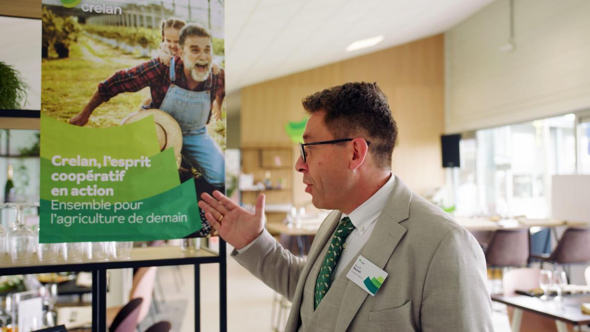 Tijdens de landbouwbeurs van Libramont, waar Crelan als hoofdsponsor een niet te missen aanwezige is,  werd de coöperatieve structuur toegelicht door Benoit Bayenet.