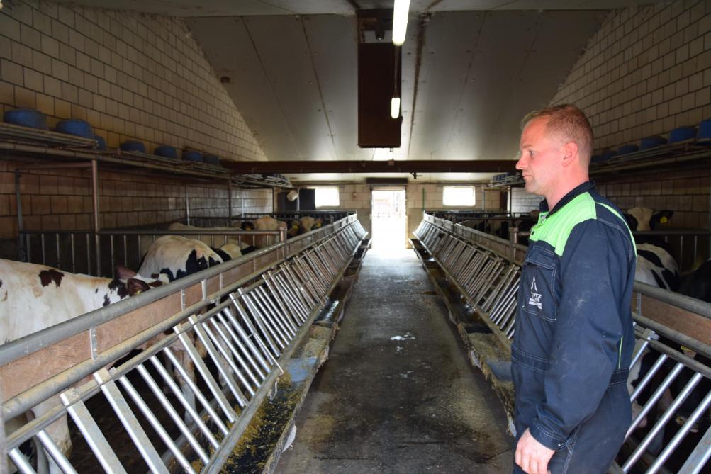Nick Jacobs toont een van de afdelingen waar naar verwachting de metingen van de 3 VBK-technieken volgend jaar zullen starten.