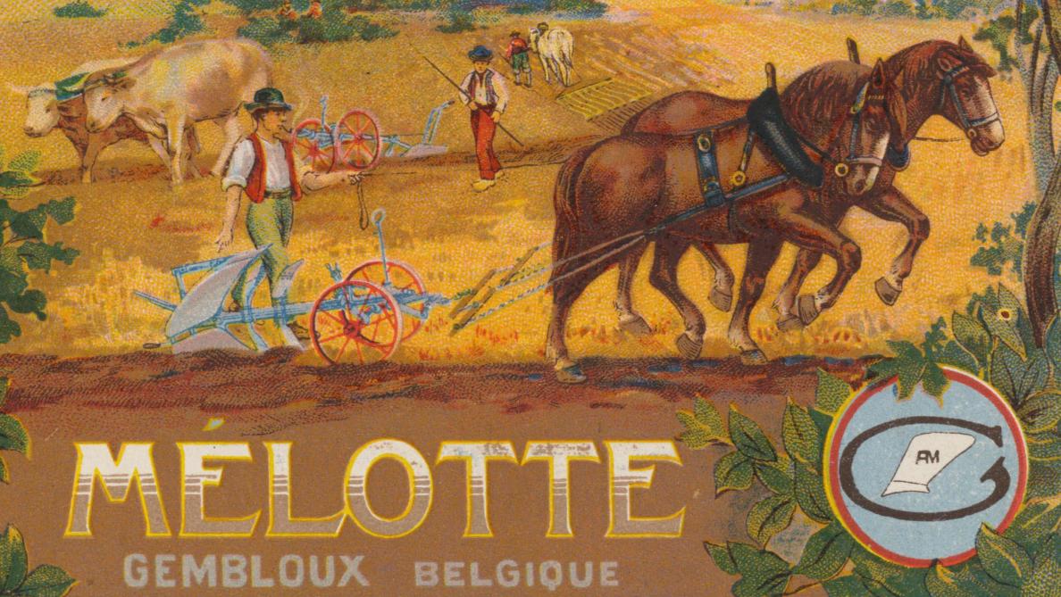 Advertentie over Melotte-ploegen.