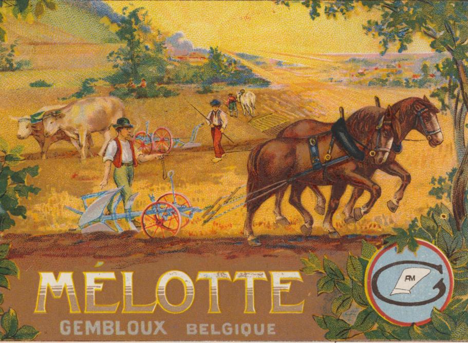 Advertentie over Melotte-ploegen.