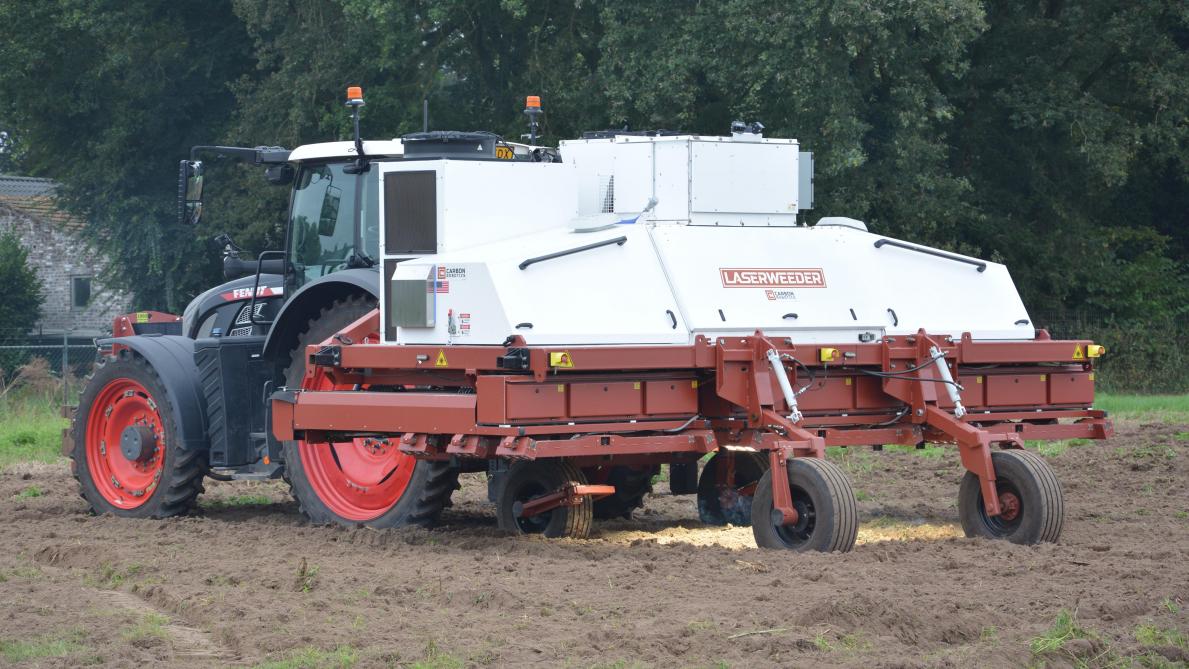 Als alternatief voor glyfosaat ziet Fraeyman kansen in laserbehandeling van onkruiden.
