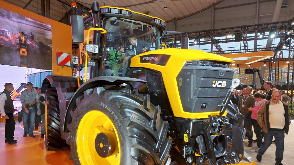De JCB Fastrac 6300 won de Tractor of the Year- award in de Sustainable-categorie.