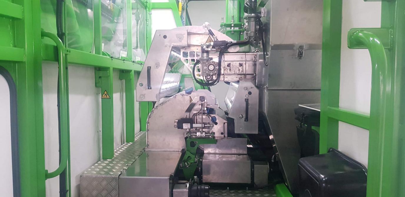 Optische sortering met camera's en AI om spruiten met kwaliteitproblemen te detecteren.