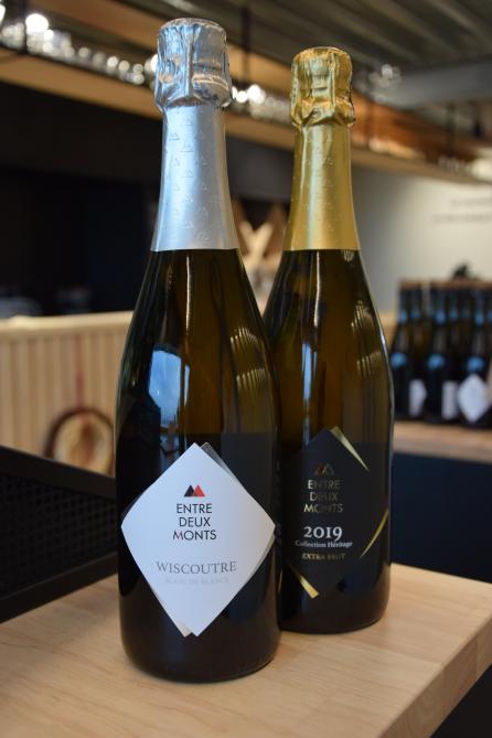 De Wiscoutre is de schuimwijn uit zijn assortiment die wijnmaker Martin Bacquaert op de feestdis zet.