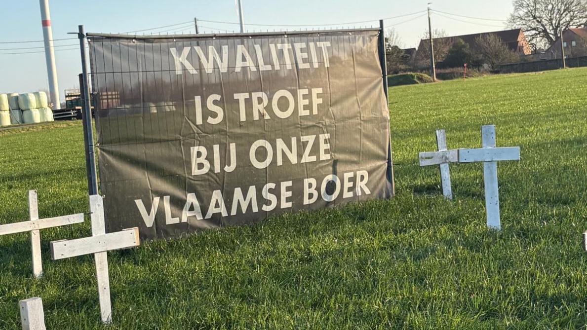 De actievoerders hameren op de betrouwbaarheid en kwaliteit van producten van Vlaamse landbouwers.