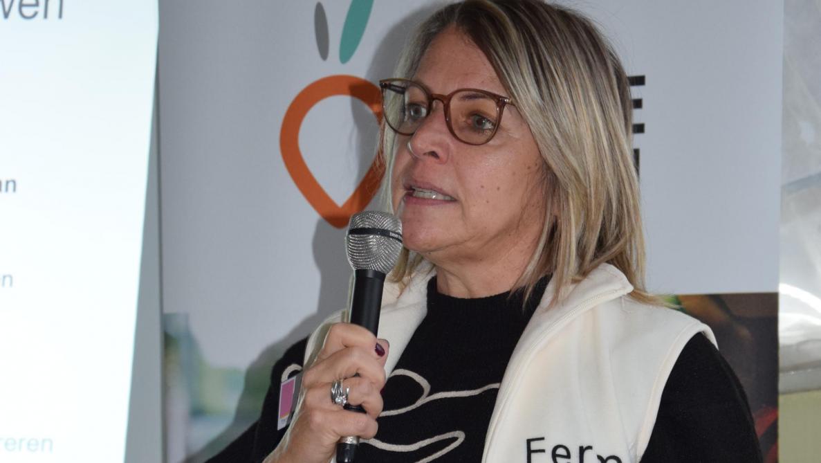 Leen Beke, manager Ferm voor agravrouwen:  We willen dit jaar data verzamelen over de rol en de impact van boerinnen.