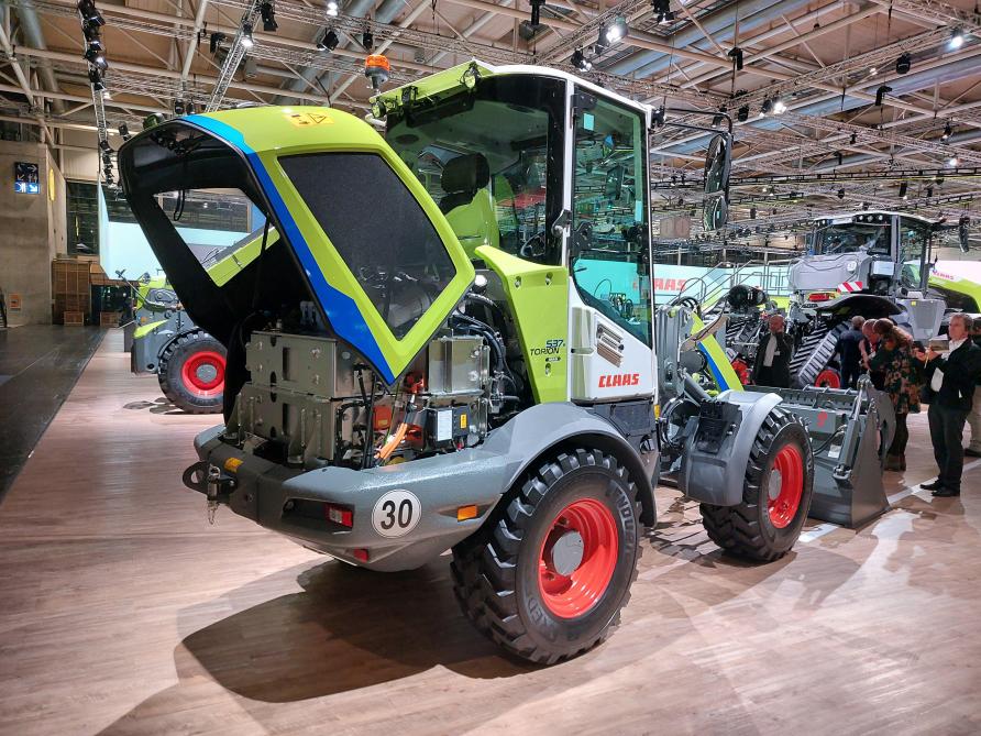 De elektrisch aangedreven Torion van Claas.