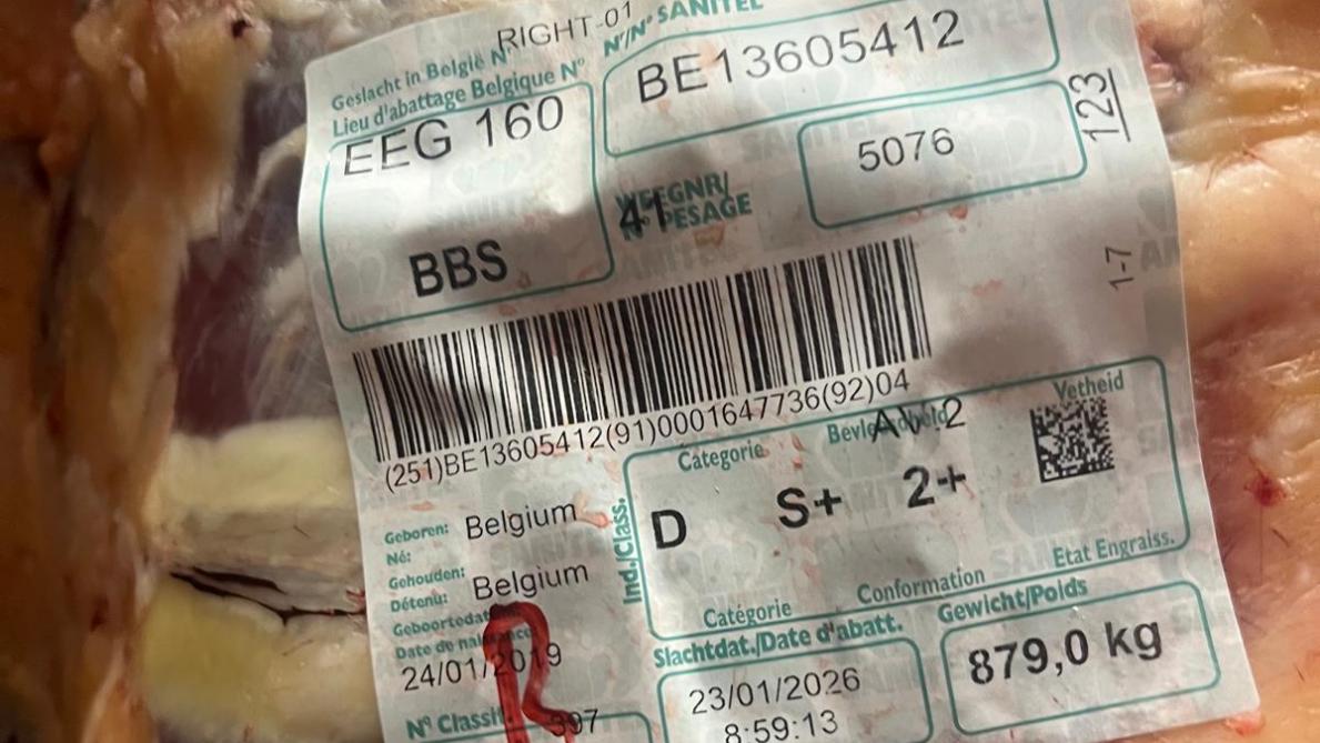 De cijfers liegen niet: Ona haalde een slachtgewicht van niet minder dan 879 kg.