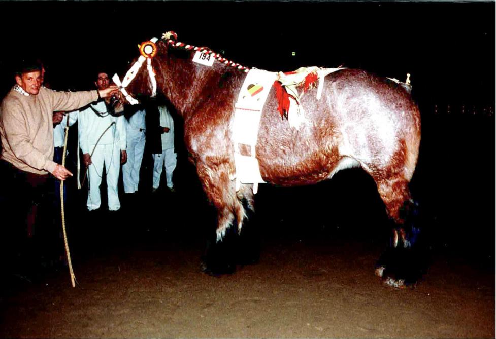 René met Zita van de Reep, nationaal kampioene 1997