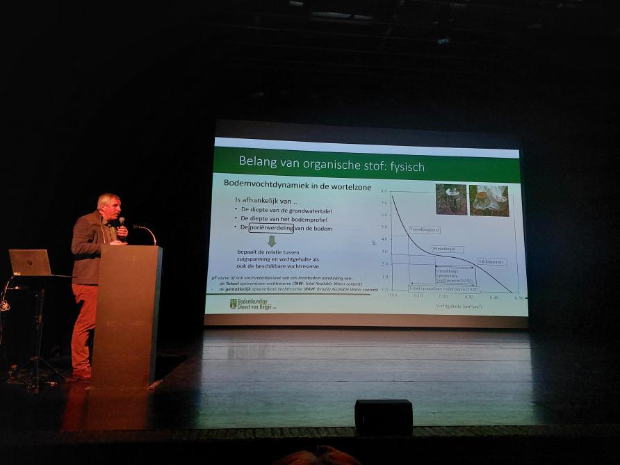 Door de organische stof en de pH in het oog te houden, stimuleer je het bodemleven, aldus Jan Bries.