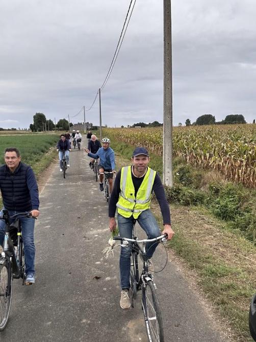 Ronde van de Westhoek met de landbouwdocenten van Vives.