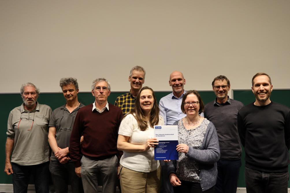 De werkgroep biodiversiteit van de KU Leuven presenteerde de visietekst ‘Een robuuste biodiversiteit in Vlaanderen’.