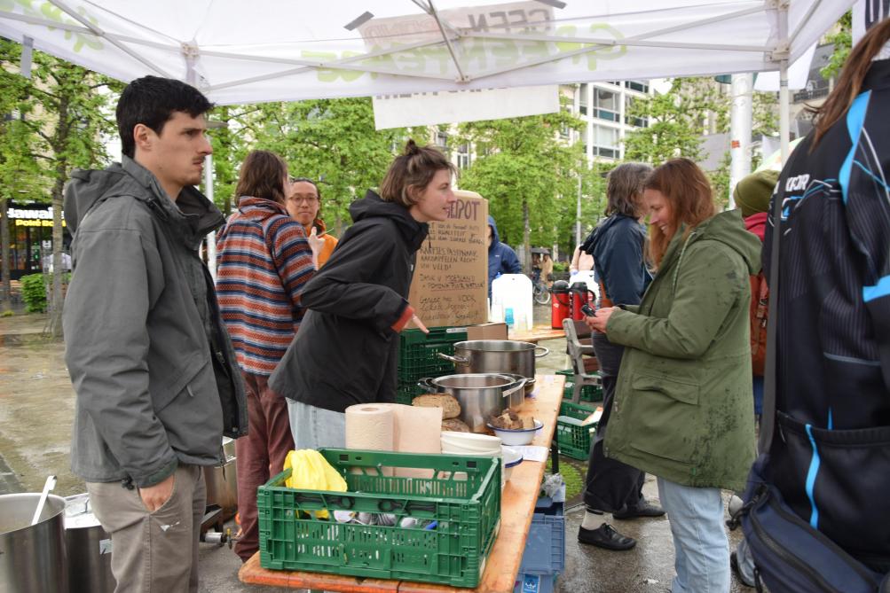 De ‘Fernand Hutsepot’ werd gemaakt van groenten van lokale boeren.