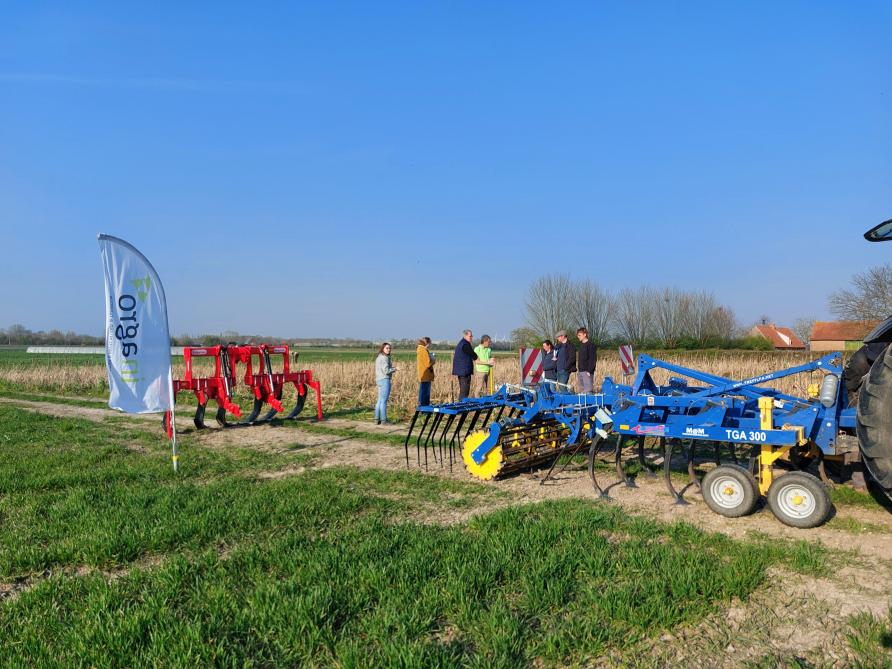 Biolandbouw is volgens adviseur Lieven Delanote de combinatie van gezond boerenverstand met moderne  technieken.