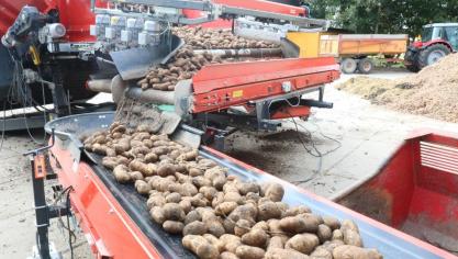 Inschuurlijnen in een onderdeel van de live demonstraties.