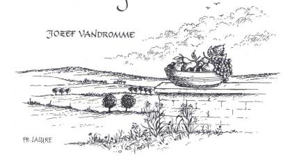 Plattelandsdichter Jozef Vandromme uit Geluwe schreef voor elke maand van het jaar een echt buitengedicht. De tekeningen zijn van de hand van Frans Lasure.