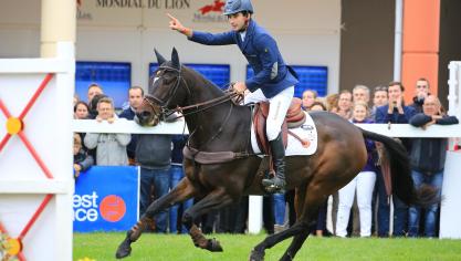 Astier Nicolas en Alertamalib’Or: Wereldkampioenen zevenjarige eventingpaarden.