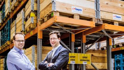 Simon Witdouck (l) en Amaury Salaun  respectievelijk COO en CEO van Bepco.