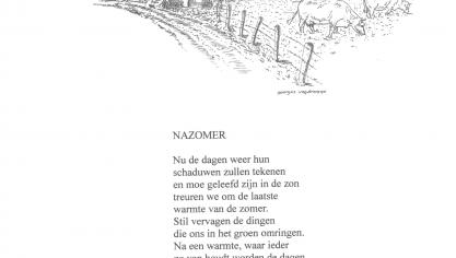 Plattelandsdichter Jozef Vandromme uit Geluwe deelt elke maand van het jaar 2018 een echt buitengedicht met de lezers van Landbouwleven, onder de werktitel ‘Van mensen en seizoenen’. De tekening is van de hand van Georges Vandromme.