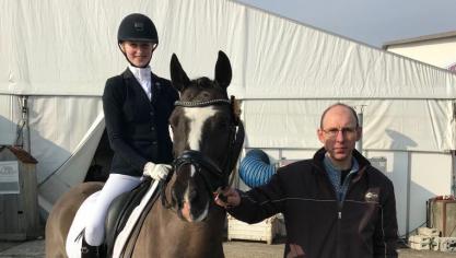Jan Claes van Stal Prinsenhof uit Eksel met pony Matcho, bereden door Pem Verbeek.
