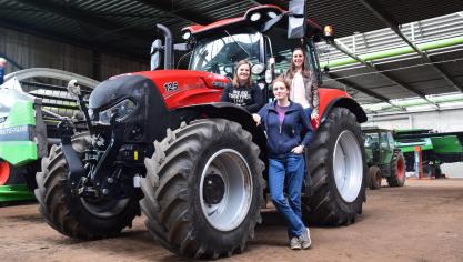Drie meisjes, één passie: landbouwmechanisatie.