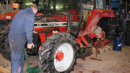 Tijdens de opleiding ‘technieker landbouwmechanisatie’ ligt de nadruk op de praktijk.