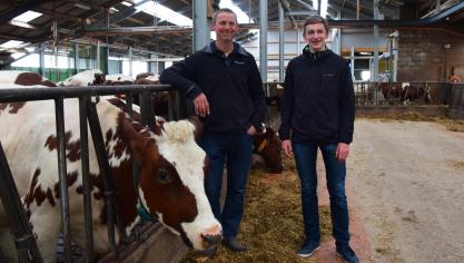 Eén van de kinderen van melkveehouder Bert Boonen  studeert landbouw. “Het is niet bepaald een beroep dat je iemand kunt  opleggen”, vindt Bert.