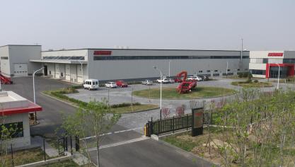 De nieuwe vestiging van Grimme in de stadswijk Wuqing, ten noord-westen van de metropool Tinajin.
