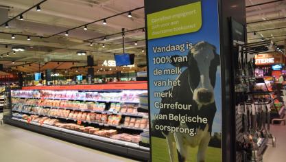 Carrefour wil samen met Google online versproducten verkopen.