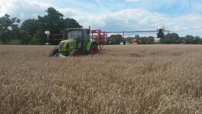 De Maxi Couv’ zaaimachine laat toe om bodembedekkers en vanggewassen onder het hoofdgewas te zaaien, vóór de oogst.