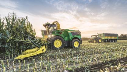 De nieuwe 9000-hakselaarserie omvat momenteel 4 modellen.