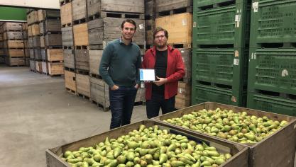 Laurens Tack en Brent De Boey ontwikkelden de Agromanager.