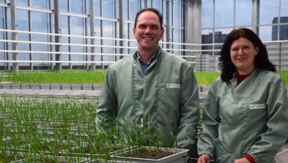 Steven Vandenabeele en Isabel Vercauteren zijn de roergangers bij Aphea.Bio, een jonge agrobiotech startup uit het Gentse.