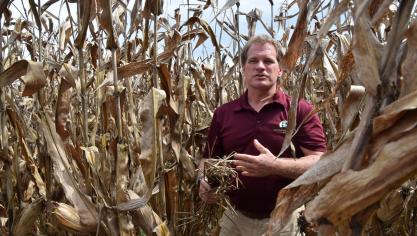 De 43-jarige Trey Hill, de ‘leading man’ in Harborview Farms, leidt ons rond op zijn landbouwbedrijf.