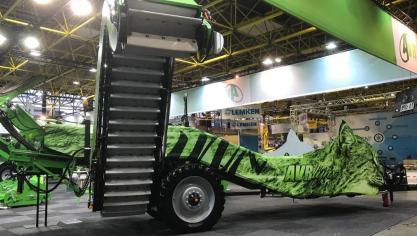 De Lynx was speciaal voor de beurs in een speciaal jasje gestoken.