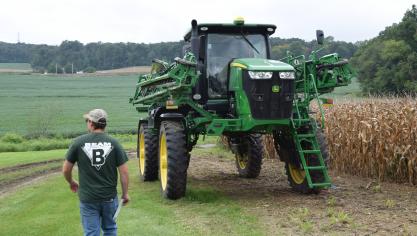 Matt geeft ook aan innovatieve technologie te gebruiken op zijn John Deere tractoren.