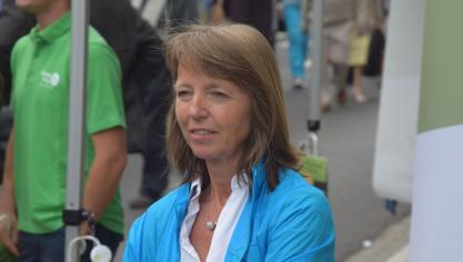 Sonja De Becker (Boerenbond) ziet voor de landbouw een belangrijke rol in de strijd tegen klimaatopwarming weggelegd.