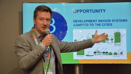 Professor Jijakli ziet mogelijkheden in aquaponics.