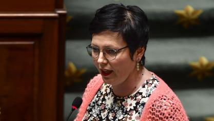 CD&V-Kamerlid Leen Dierick is bang dat de Afrikaanse varkenspest overwaait naar Vlaanderen.