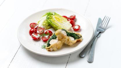 2019-05-10 Konijn in bladerdeeg met feta en spinazie